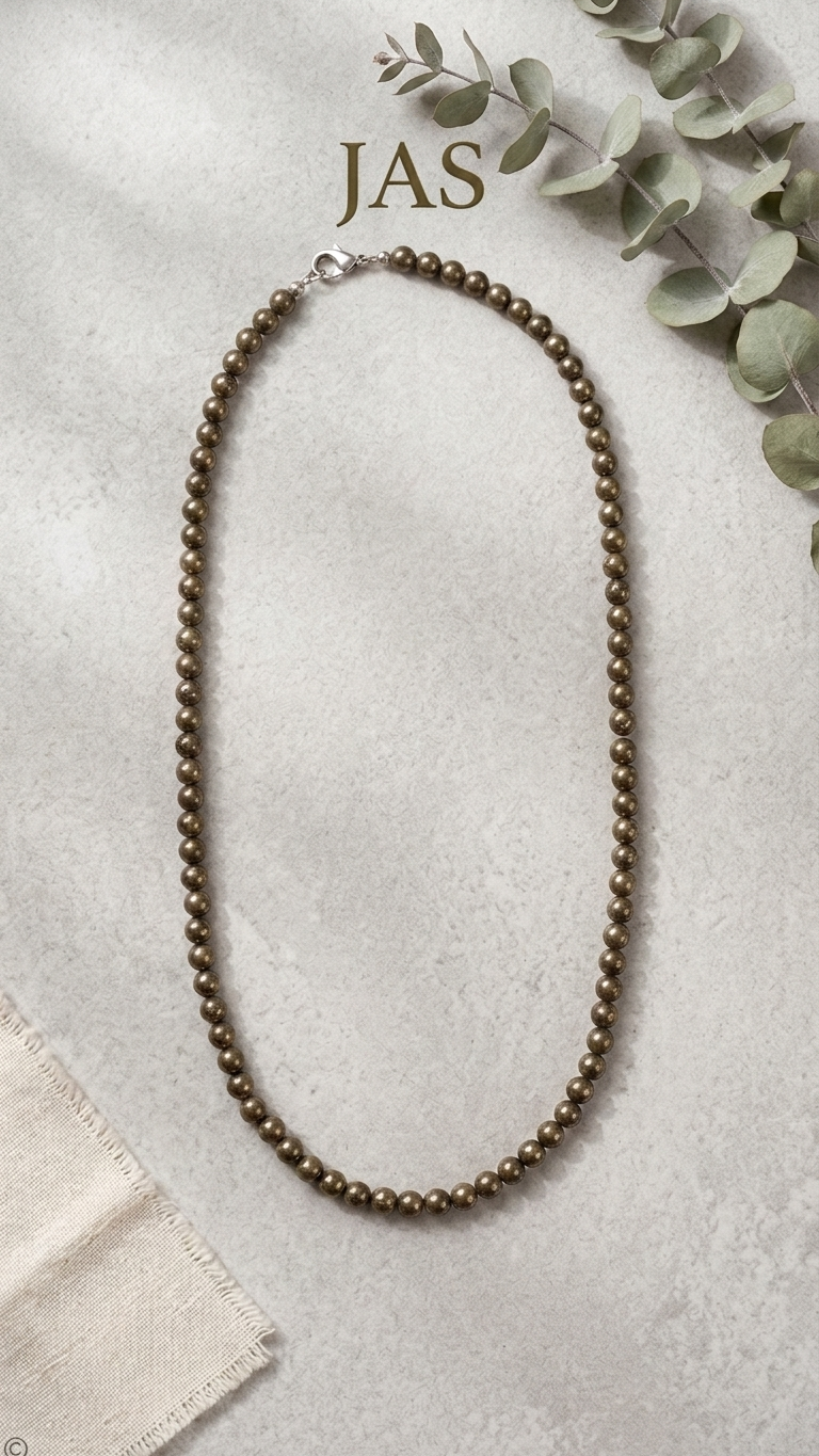 Natural Pyrite Necklace