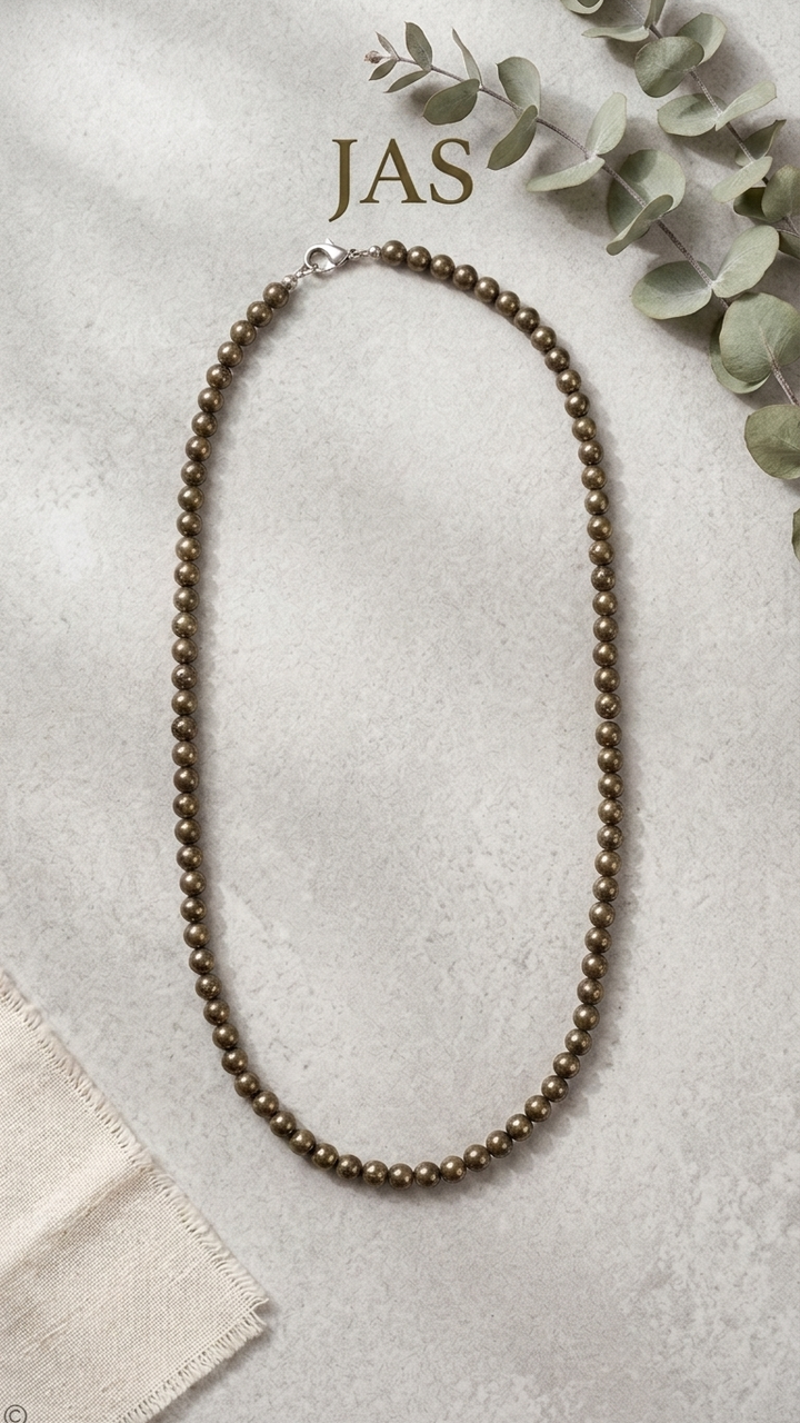 Natural Pyrite Necklace