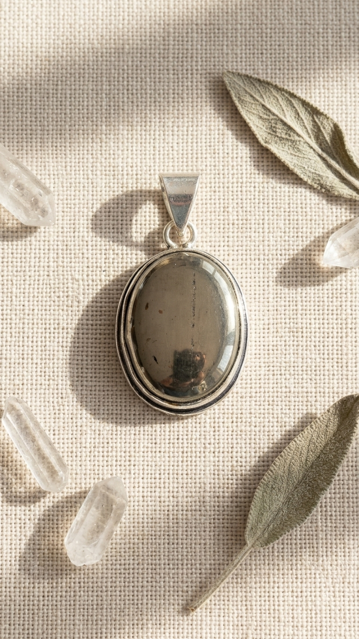 Pyrite Polish Pendant