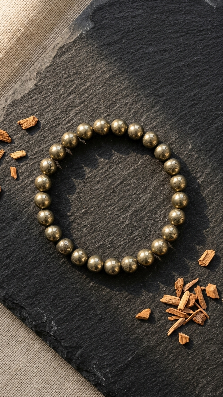 Pyrite Bracelet 8mm