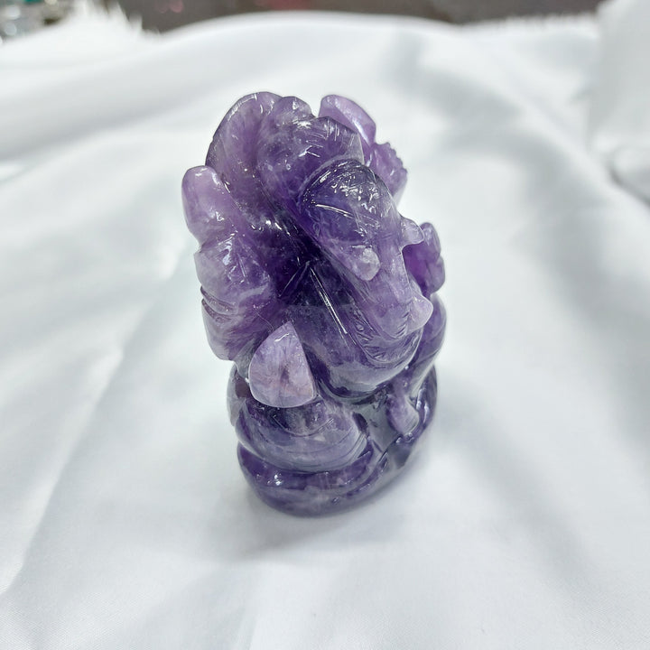 NATURAL AMETHYST BIG GANESH anxiety relief