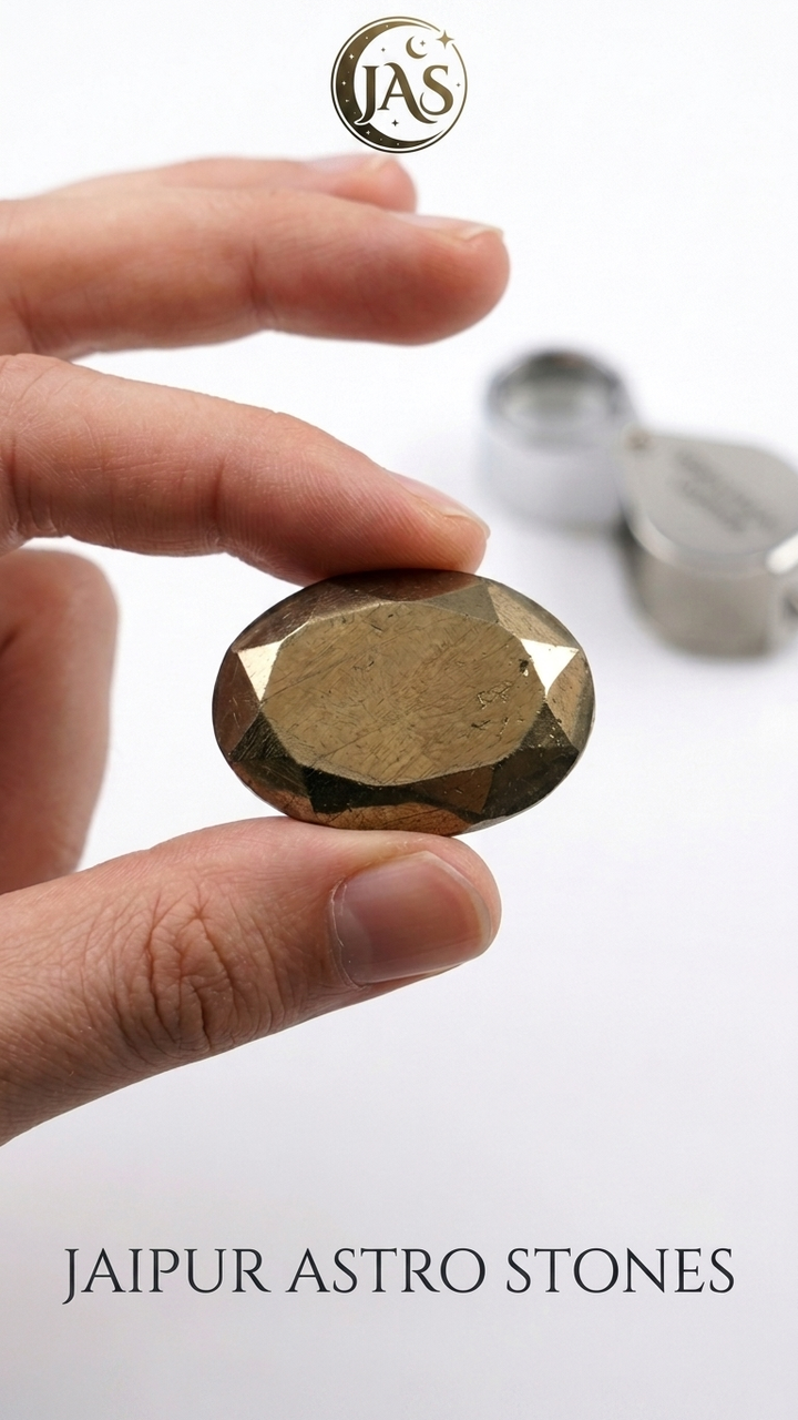 Natural Pyrite Stone 7.90 Carat (With Certificate)