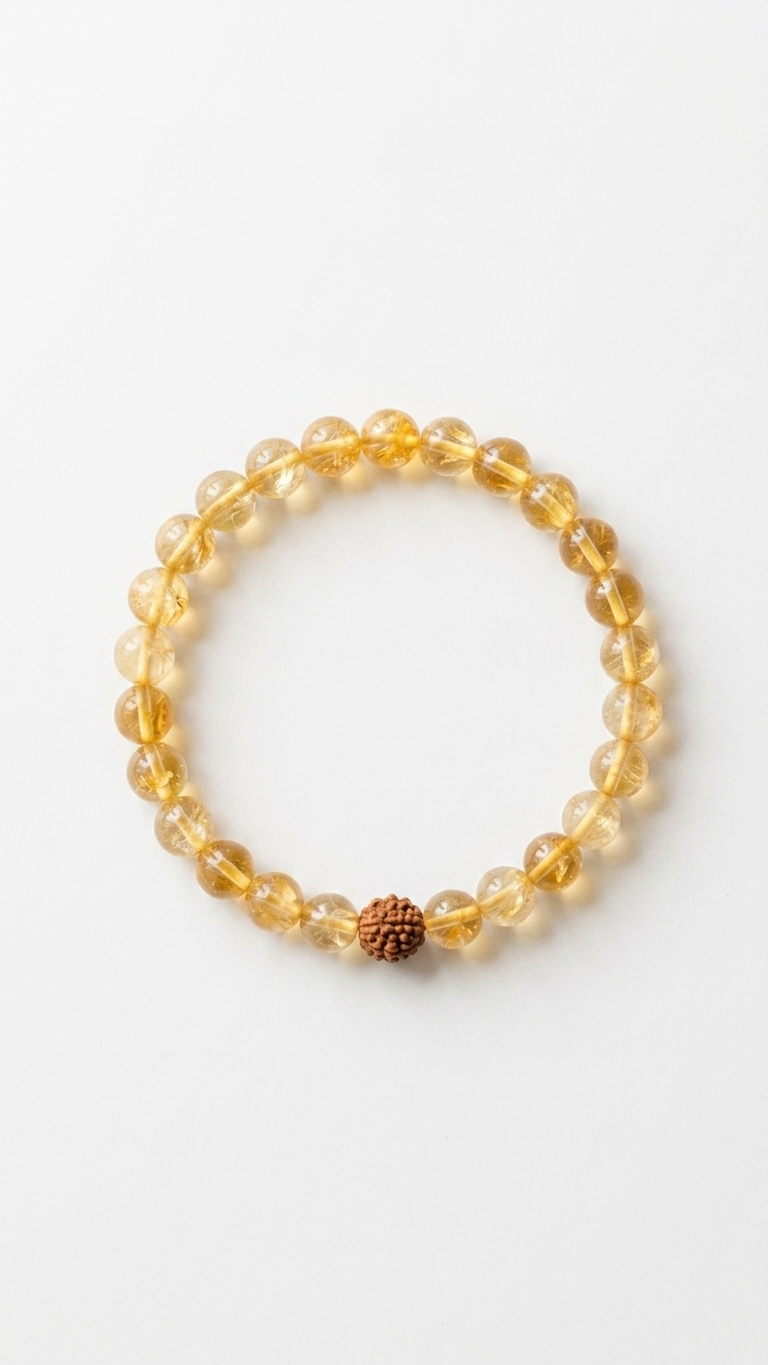 Citrine Quartz Bracelet 8mm