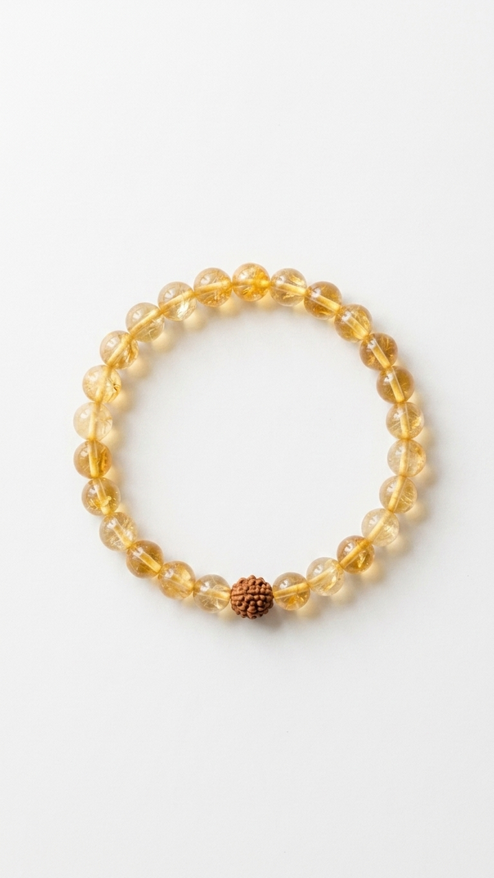 Citrine Quartz Bracelet 8mm