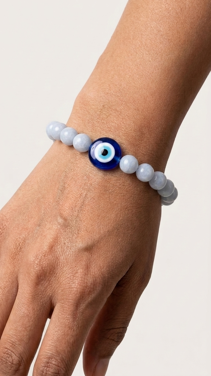 Angelite bracelet  8mm