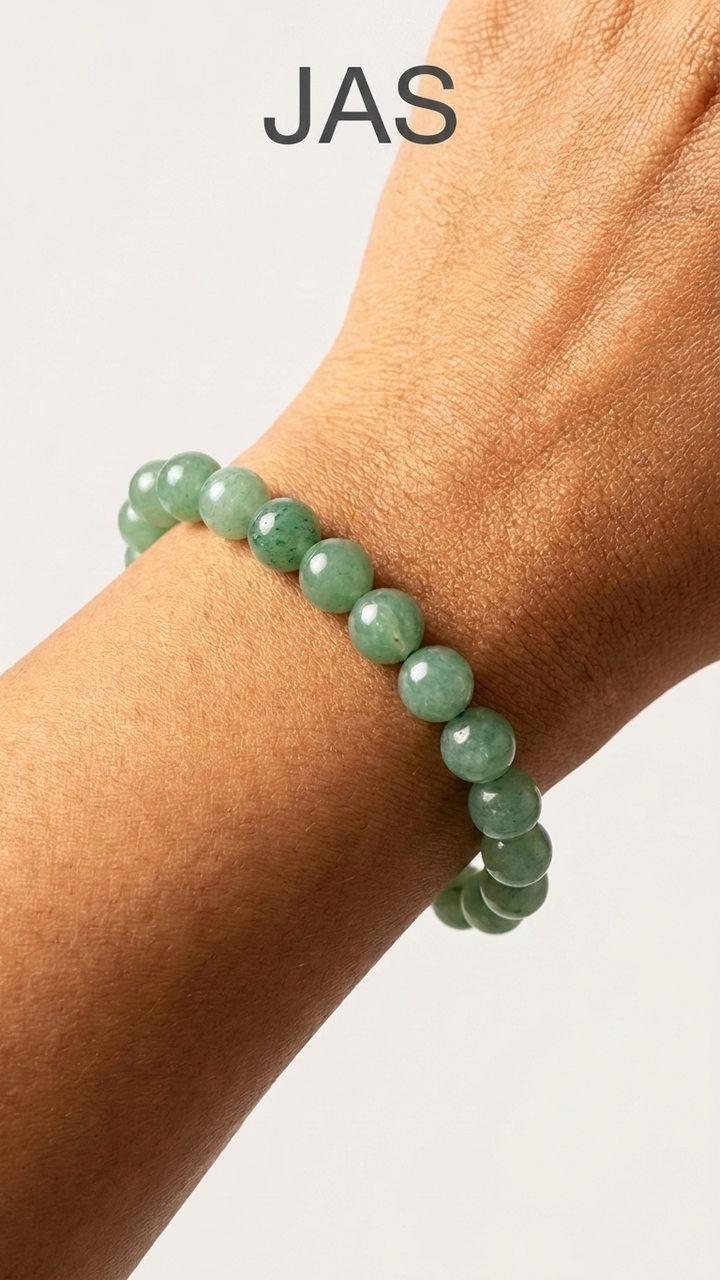 Green Aventurine Bracelet 8mm – The Stone of Opportunity
