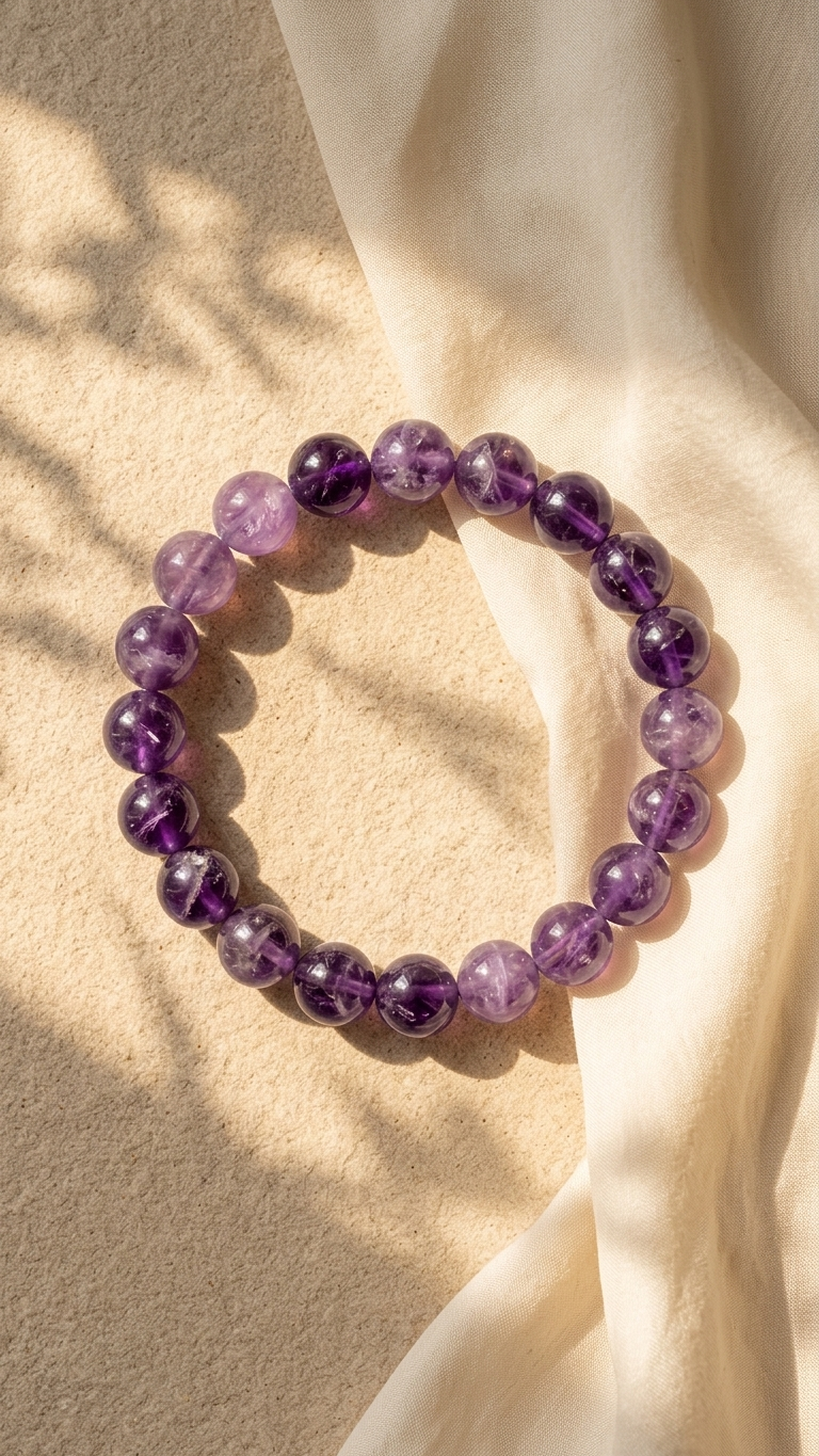 Amethyst Bracelet 8mm