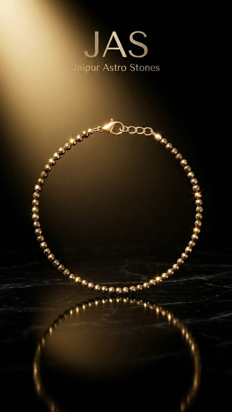 Raw Pyrite Anklet - Step into Abundance with the Raw Pyrite Anklet