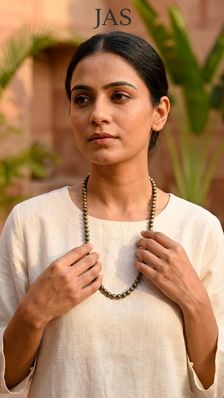 Natural Pyrite Necklace