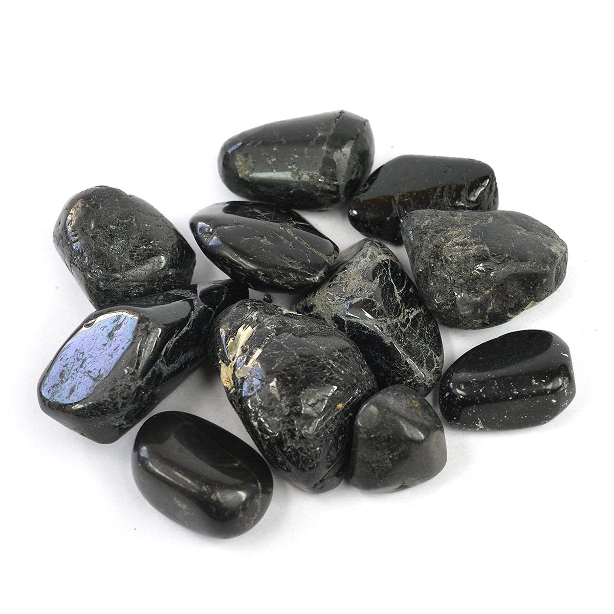 Natural Black Tourmaline Tumbled Stone