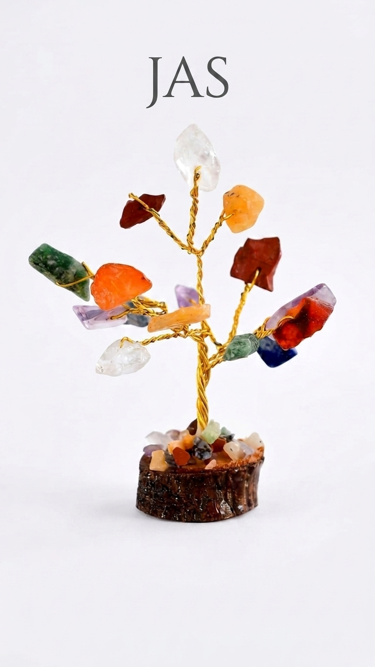 7 CHAKRA MINI CRYSTAL TREE