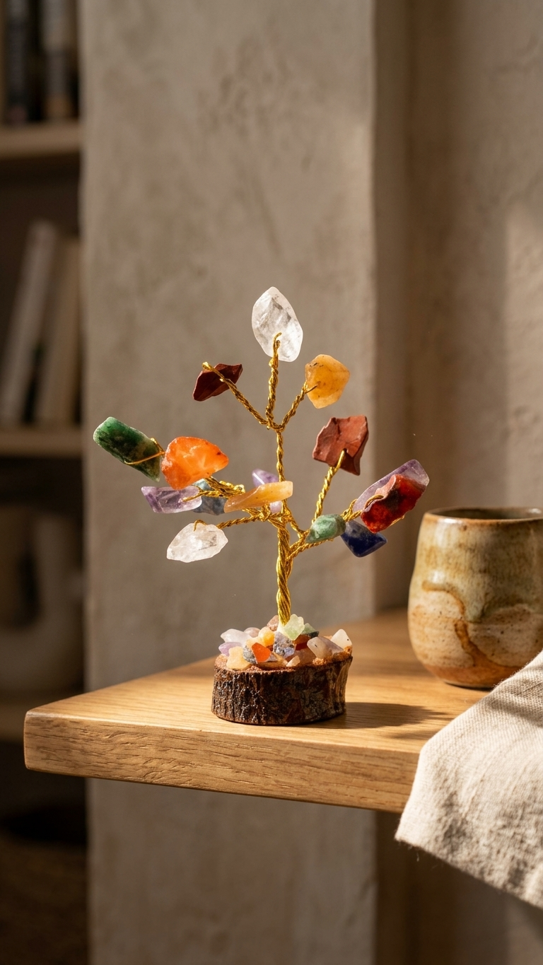 7 CHAKRA MINI CRYSTAL TREE