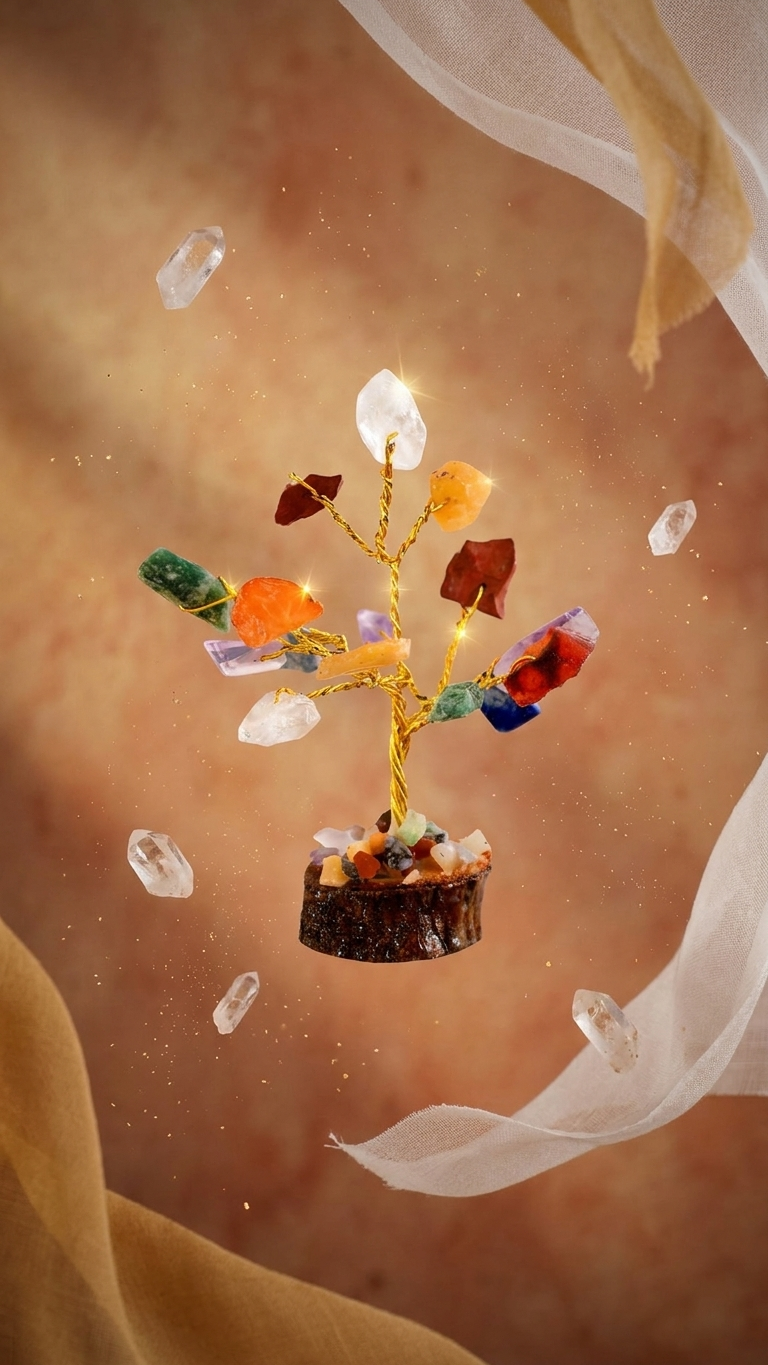 7 CHAKRA MINI CRYSTAL TREE