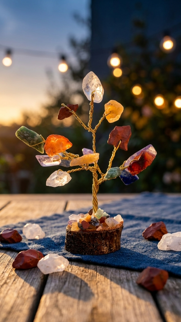 7 CHAKRA MINI CRYSTAL TREE