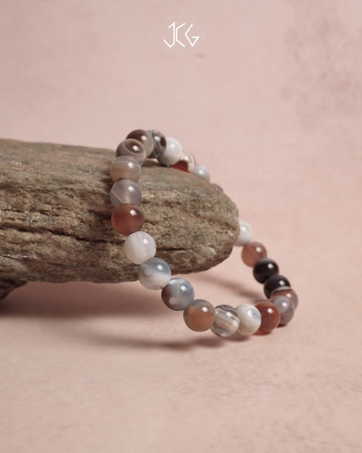 Botswana Agate Bracelet 8mm
