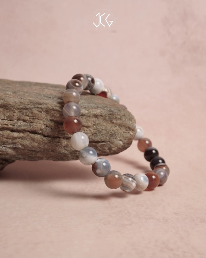 Botswana Agate Bracelet 8mm