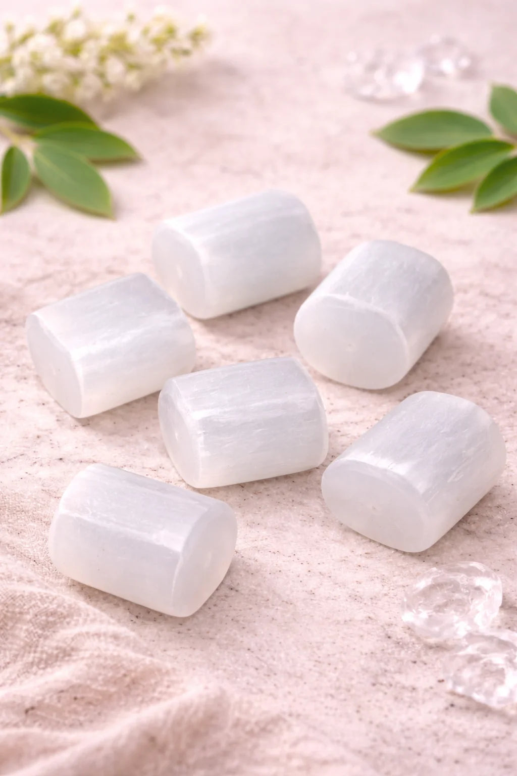 Natural Selenite Tumbled Stone
