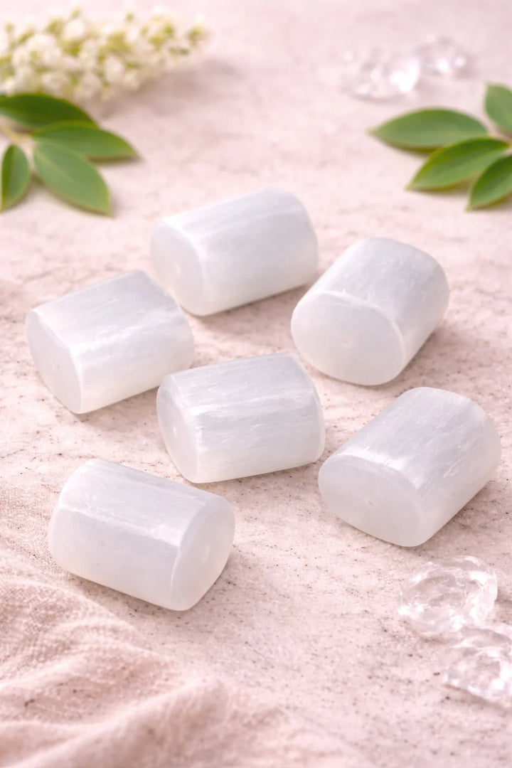 Natural Selenite Tumbled Stone