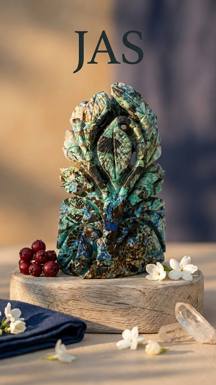 Chrysocolla Buddha