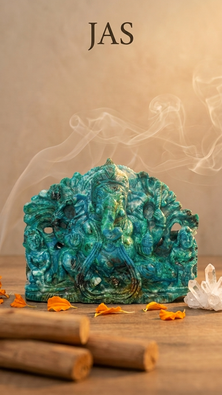 Chrysocolla Ganesha