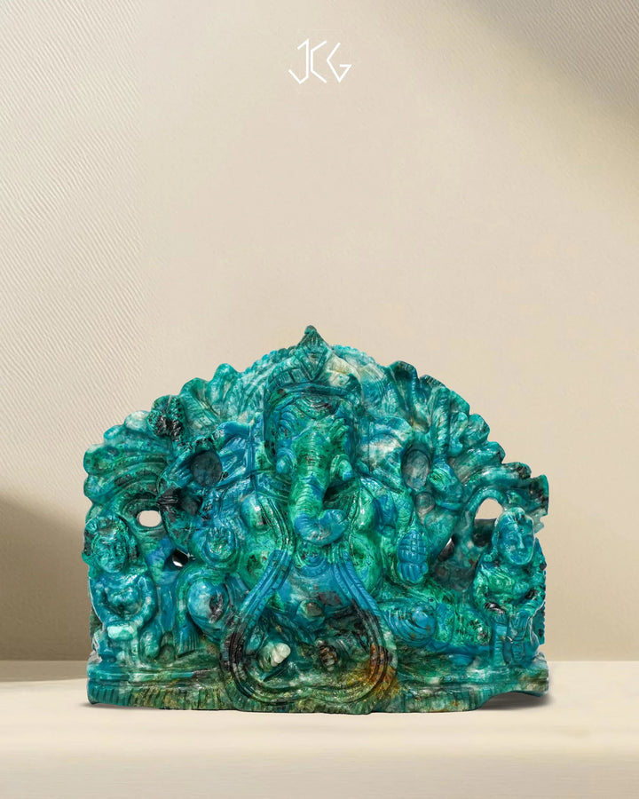 Chrysocolla Ganesha