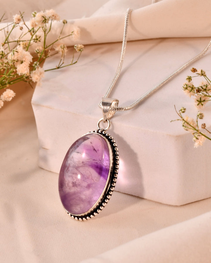 NATURAL AMETHYST  PENDANT anxiety relief