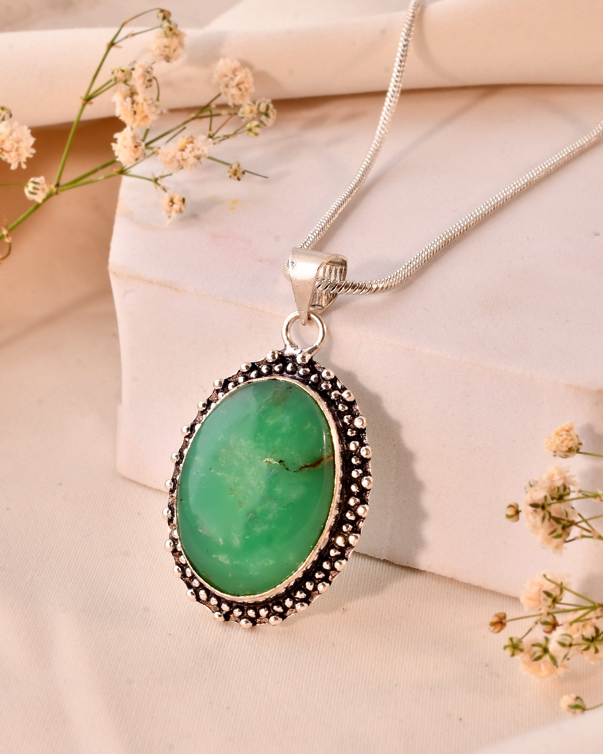 Natural Chrysoprase PENDANT
