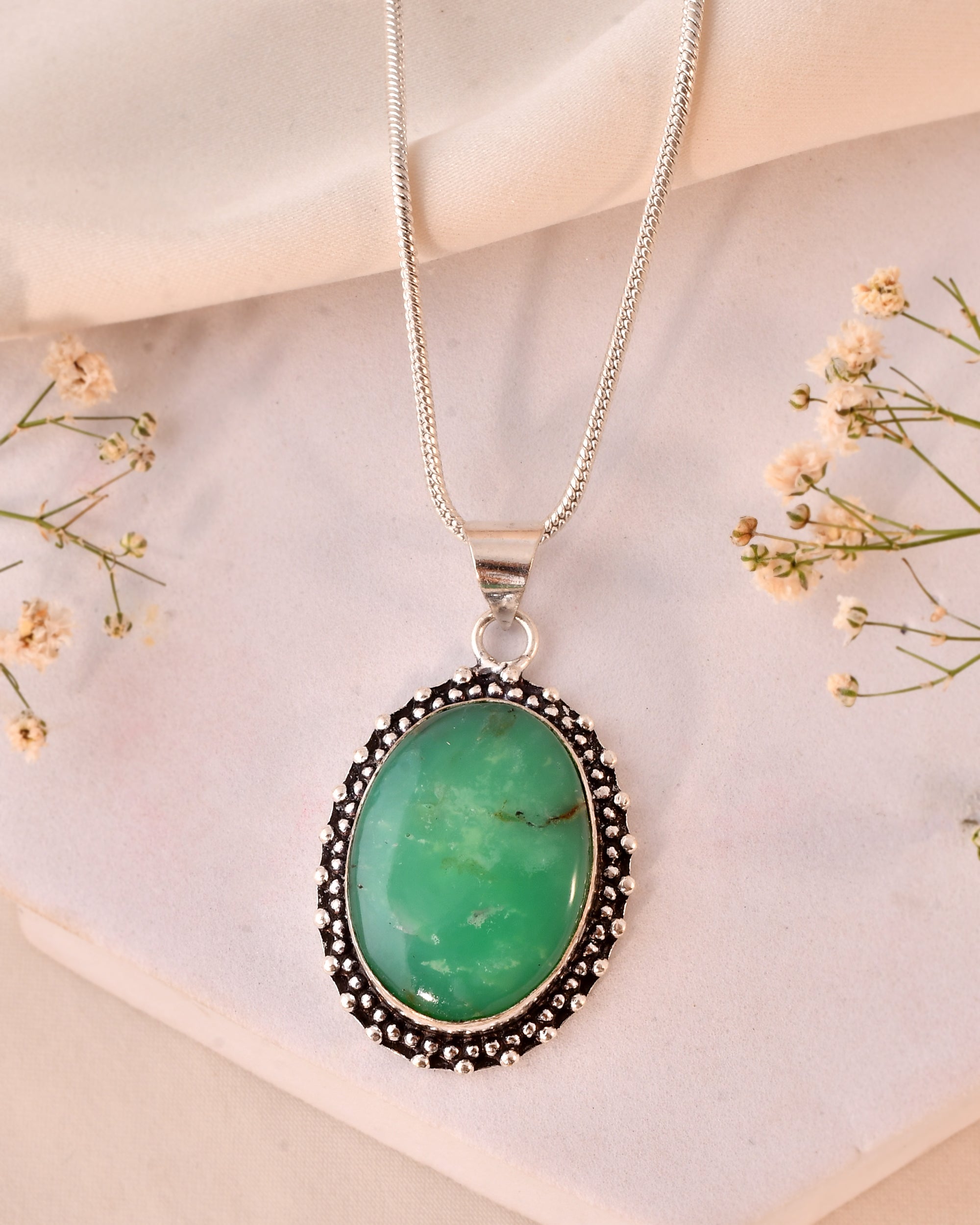Natural Chrysoprase PENDANT