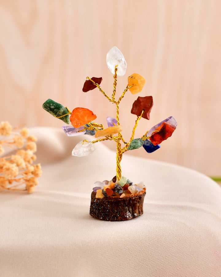 7 CHAKRA MINI CRYSTAL TREE