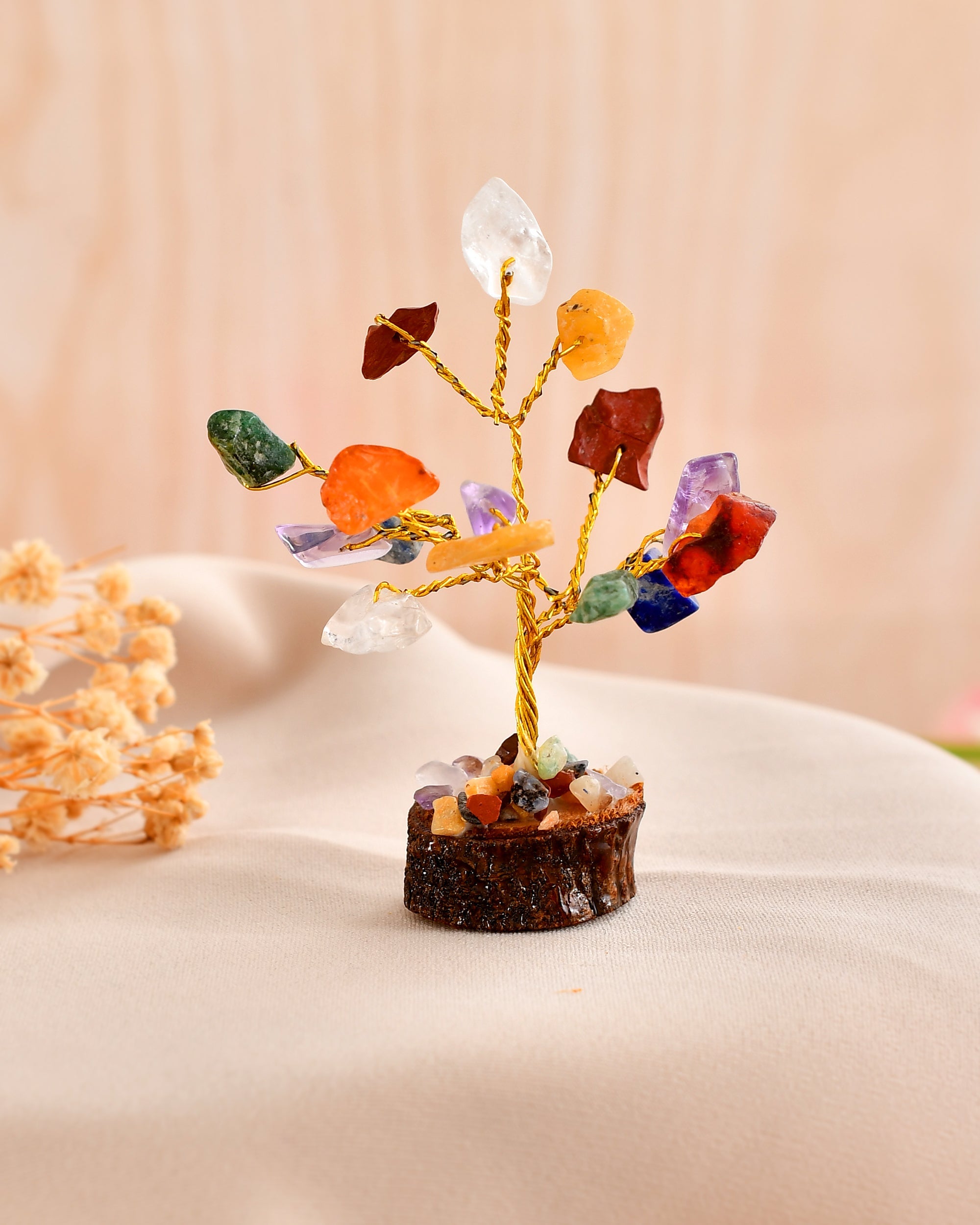 7 CHAKRA MINI CRYSTAL TREE