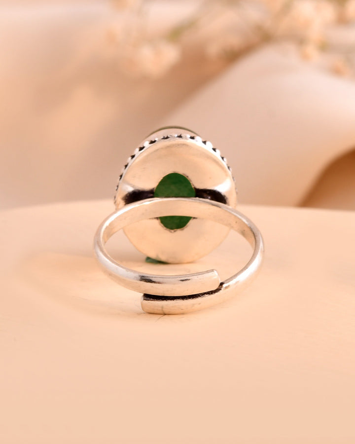 NATURAL JADE  RING