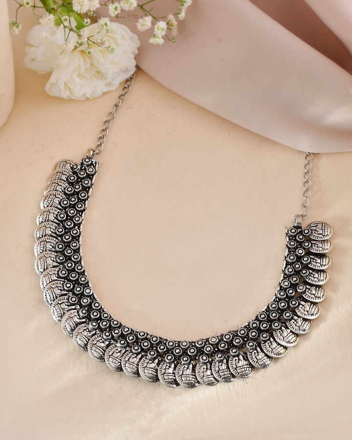 Boho Coin Charm Dandiya Necklace