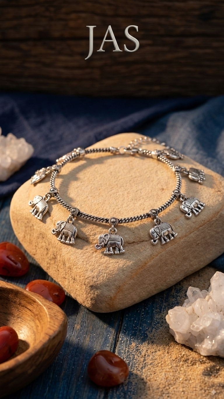 Elephant Shringar Dandiya Anklet Set