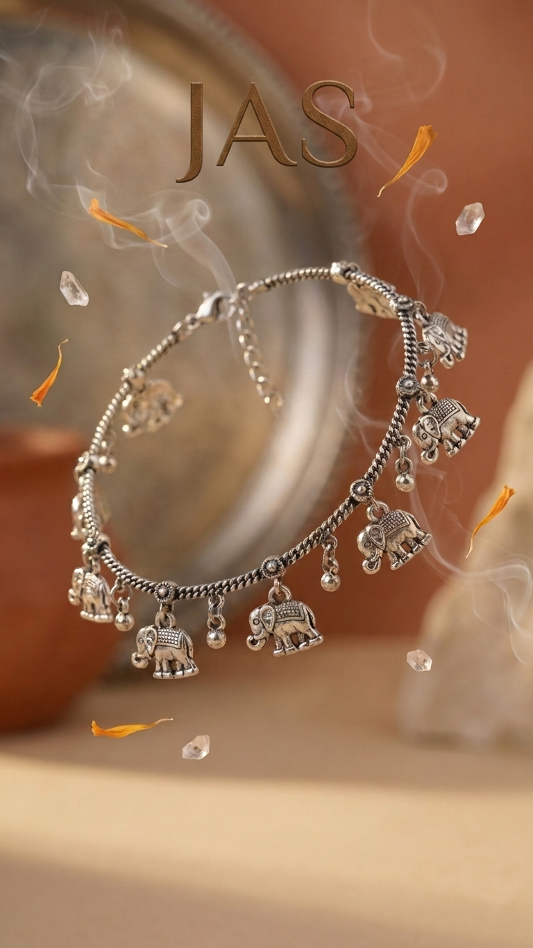 Elephant Shringar Dandiya Anklet Set