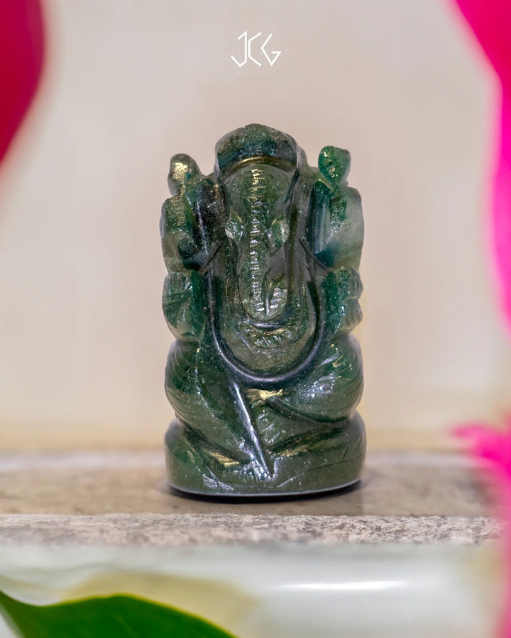Green Jade Ganesha