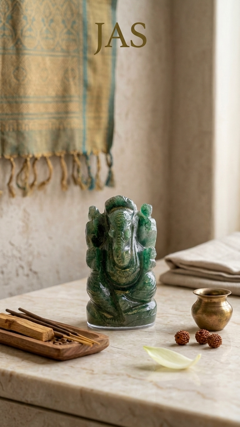 Green Jade Ganesha