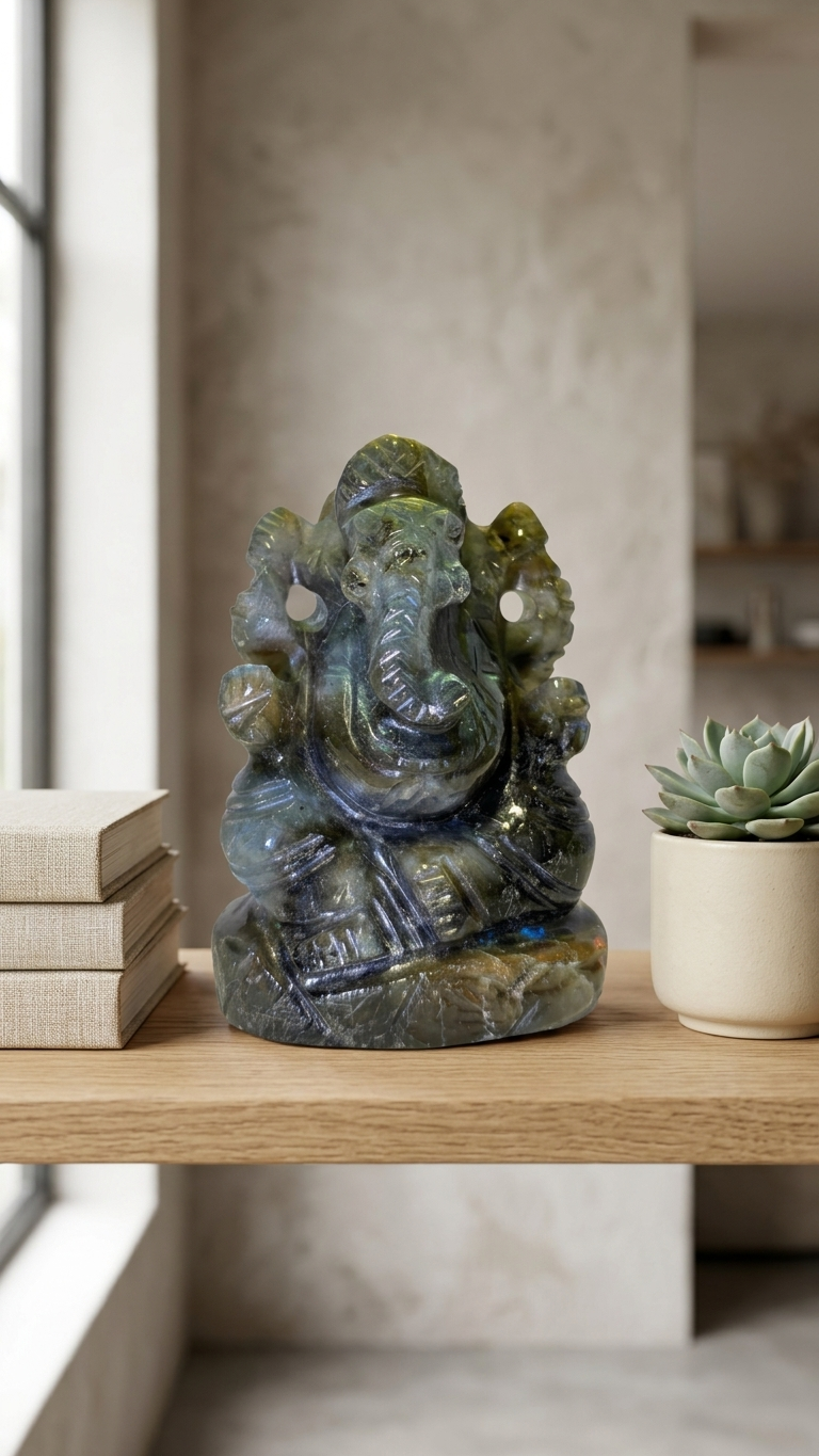 Labradorite Ganesha