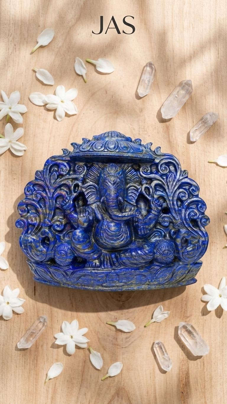 Lapis Ganesha Large