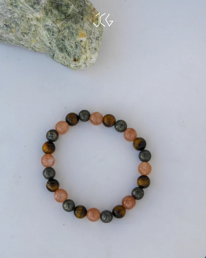 Leo (Singha) Zodiac Sign Bracelet 8mm