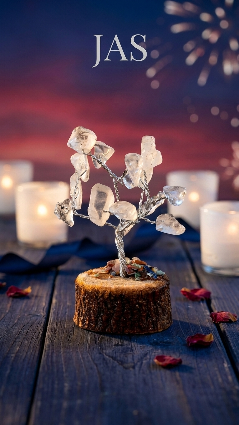 MINI CLEAR QUARTZ CRYSTAL TREE