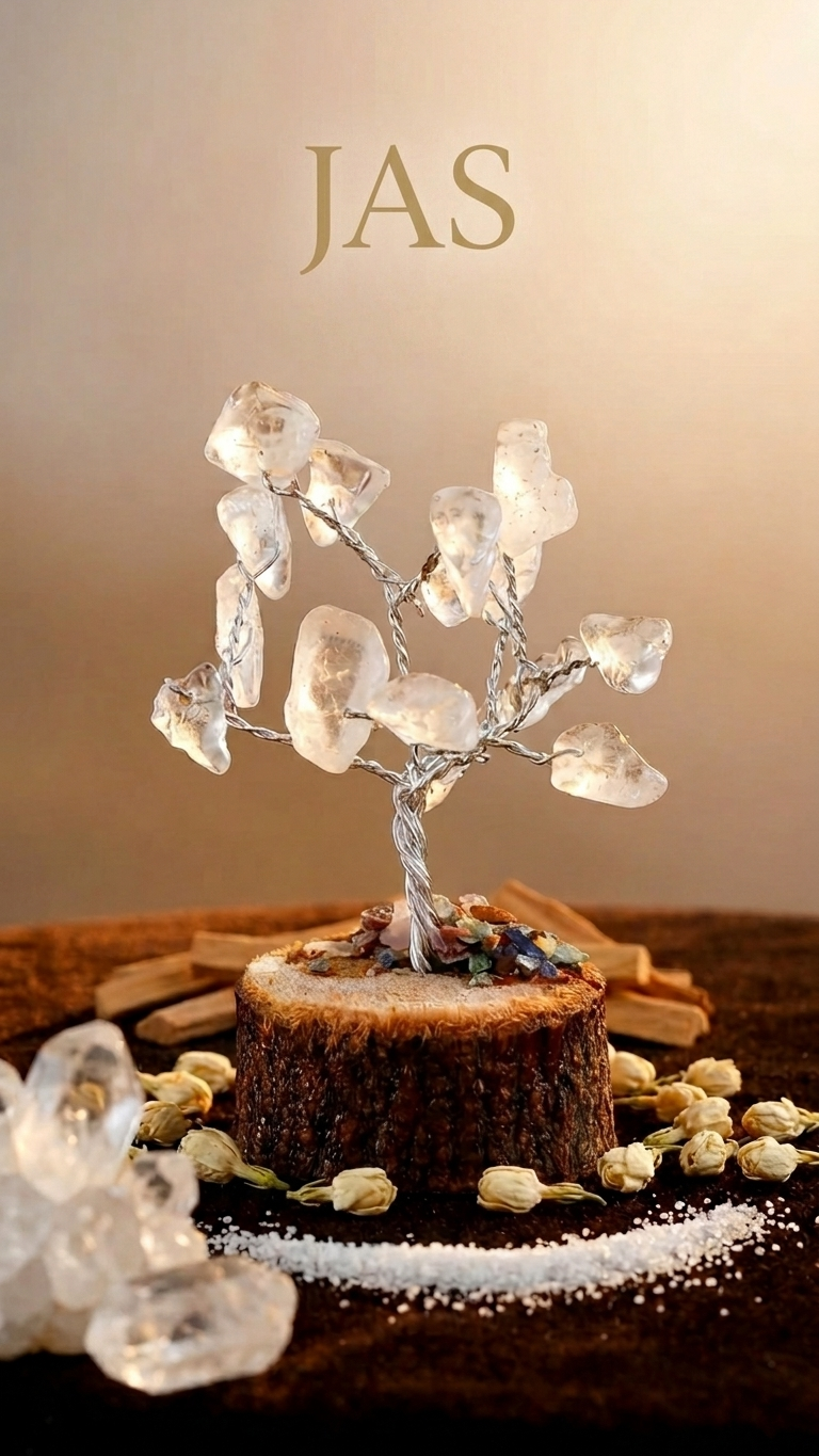 MINI CLEAR QUARTZ CRYSTAL TREE