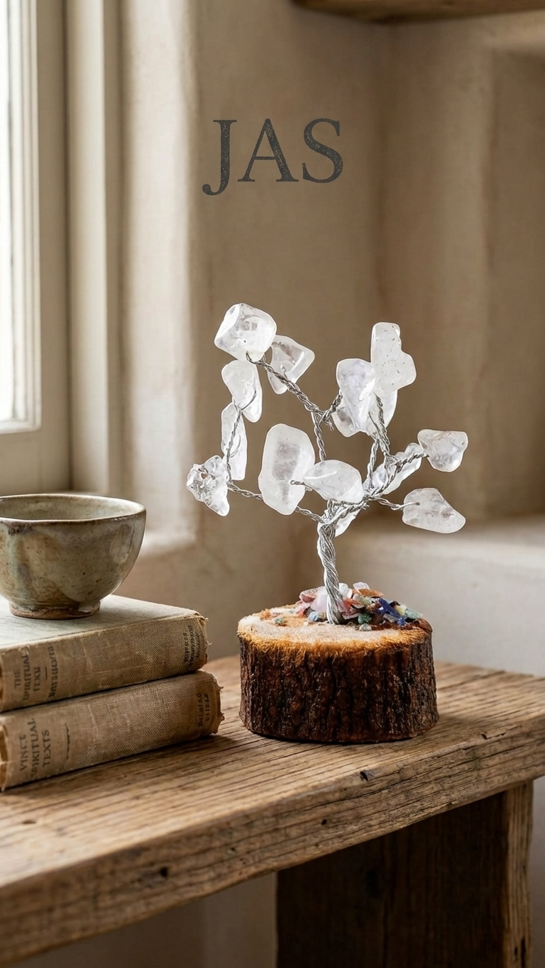 MINI CLEAR QUARTZ CRYSTAL TREE