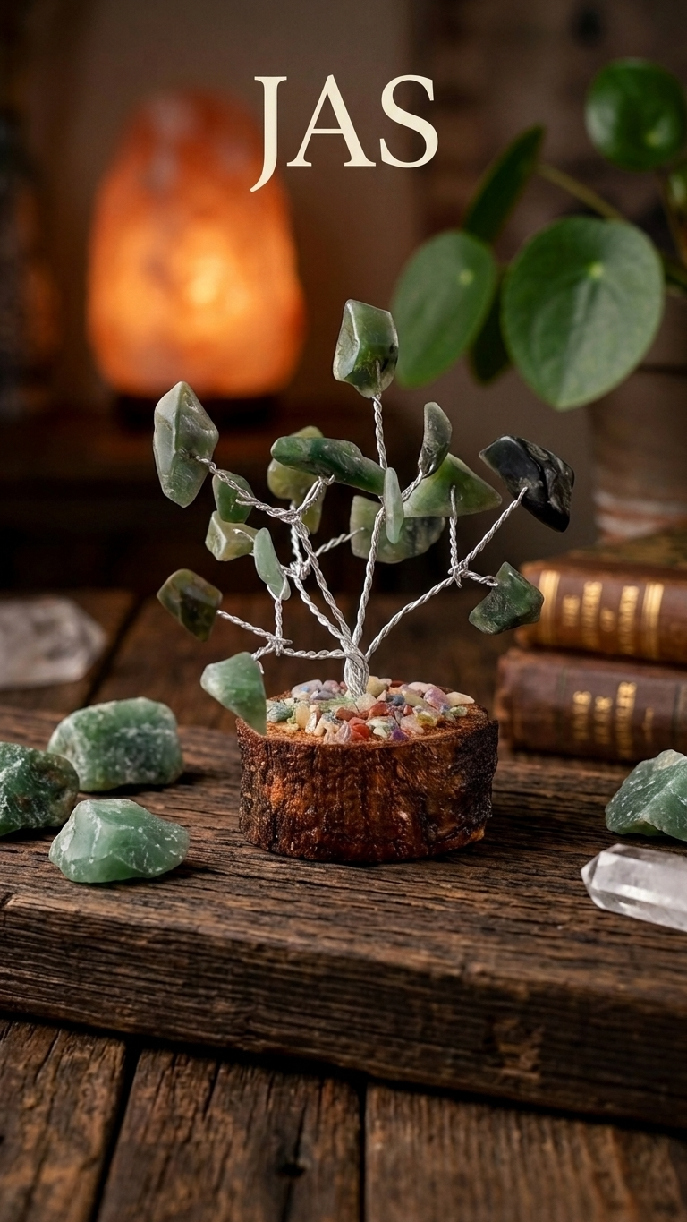 MINI JADE CRYSTAL TREE