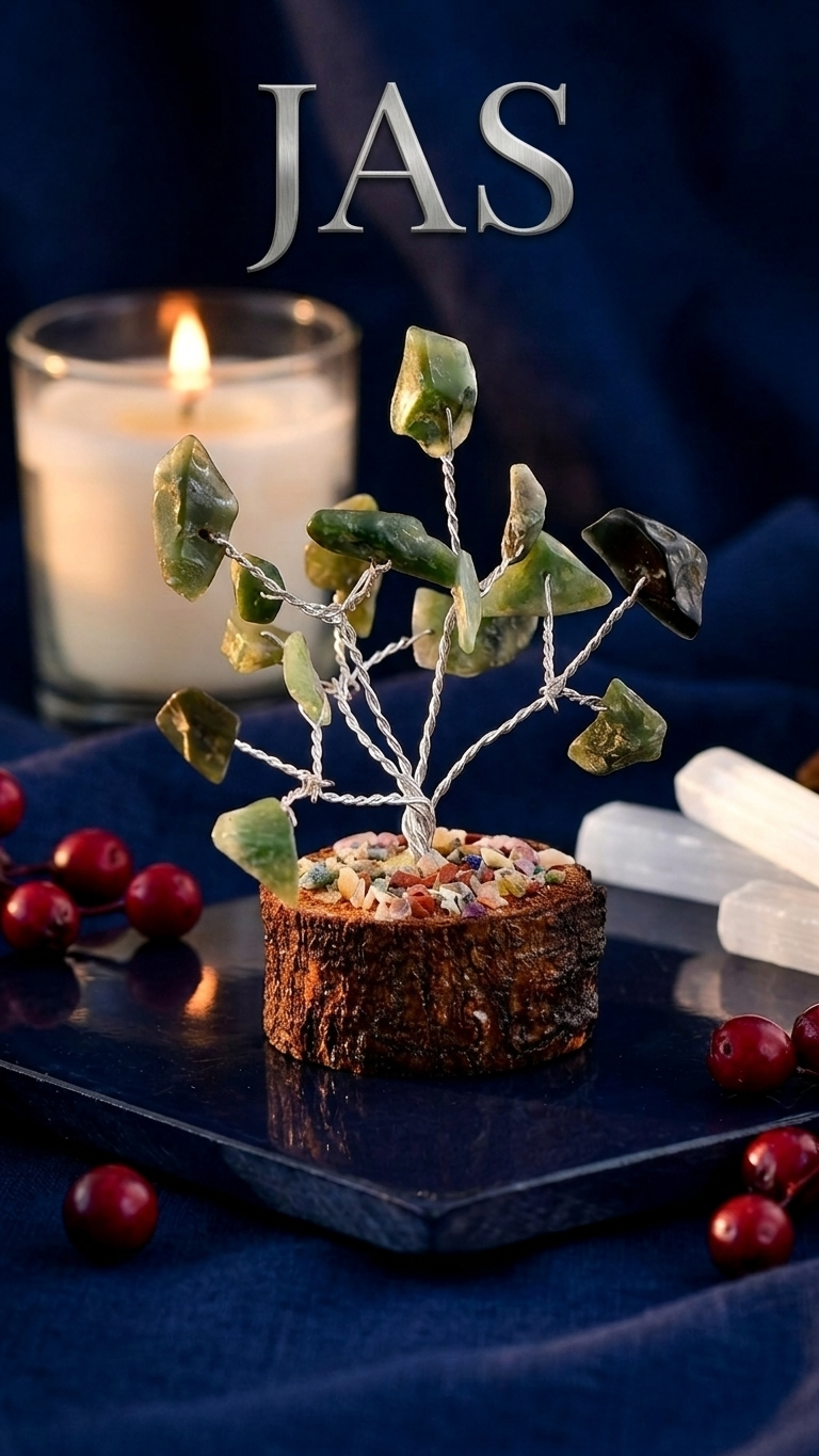 MINI JADE CRYSTAL TREE