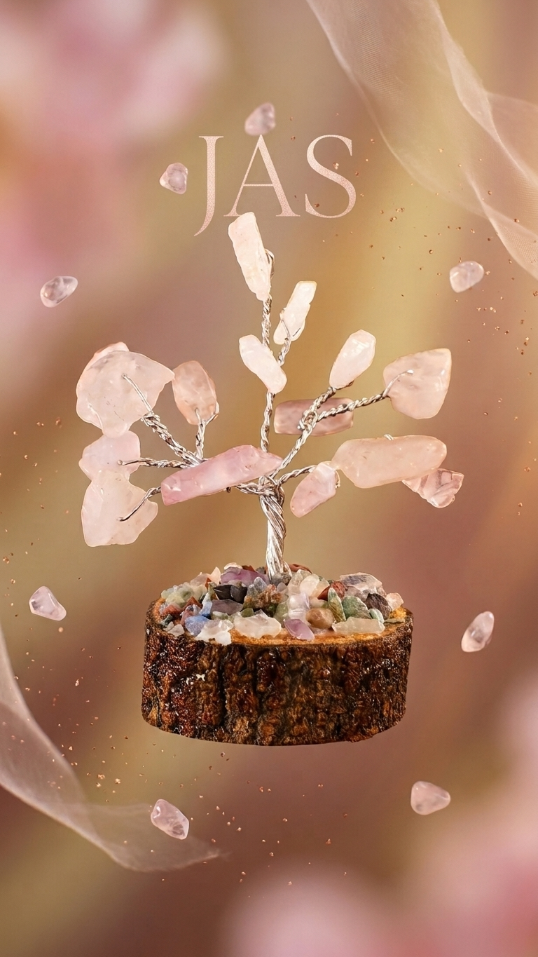 MINI ROSE CRYSTAL TREE