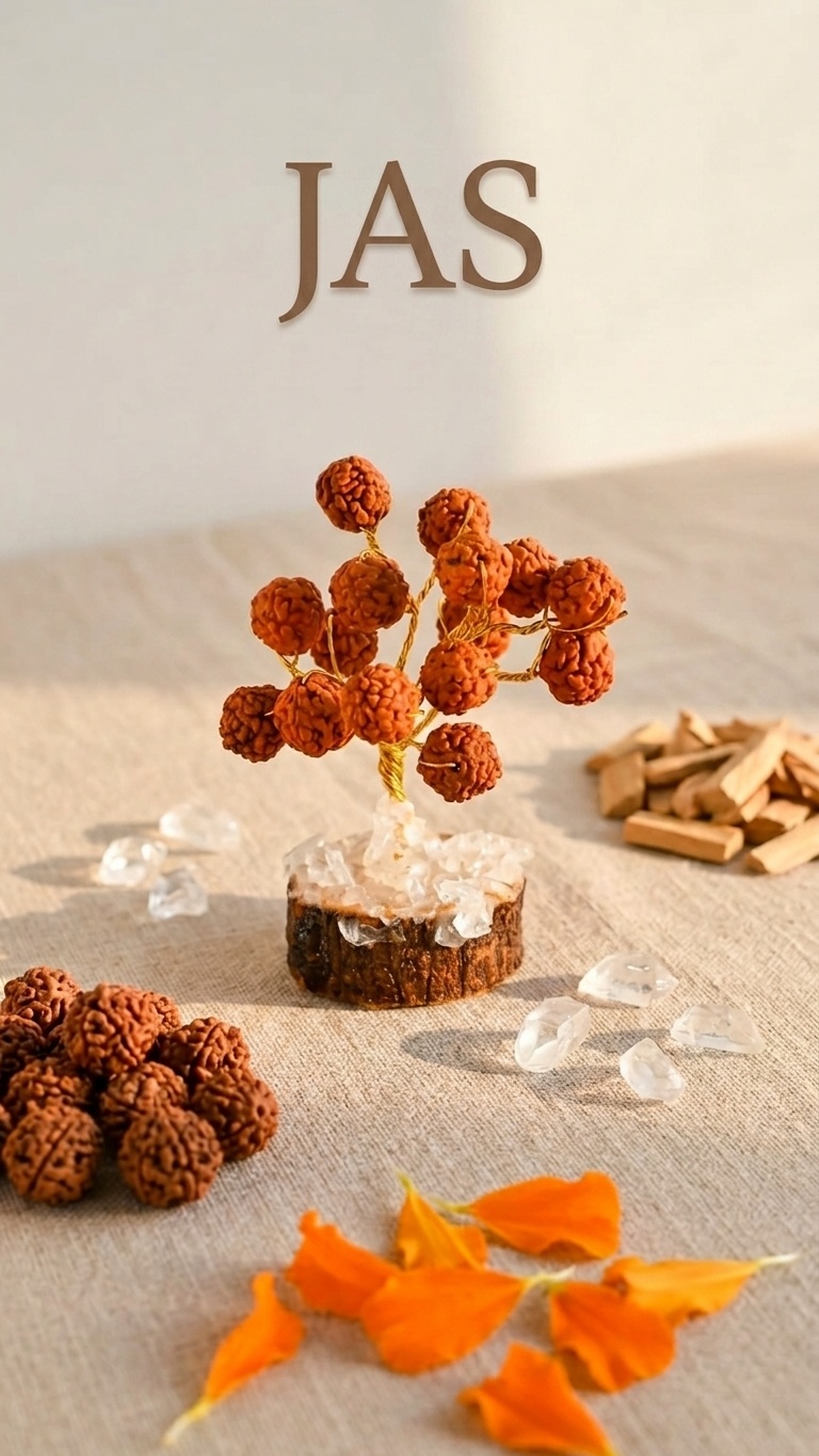 MINI RUDRAKSHA CRYSTAL TREE