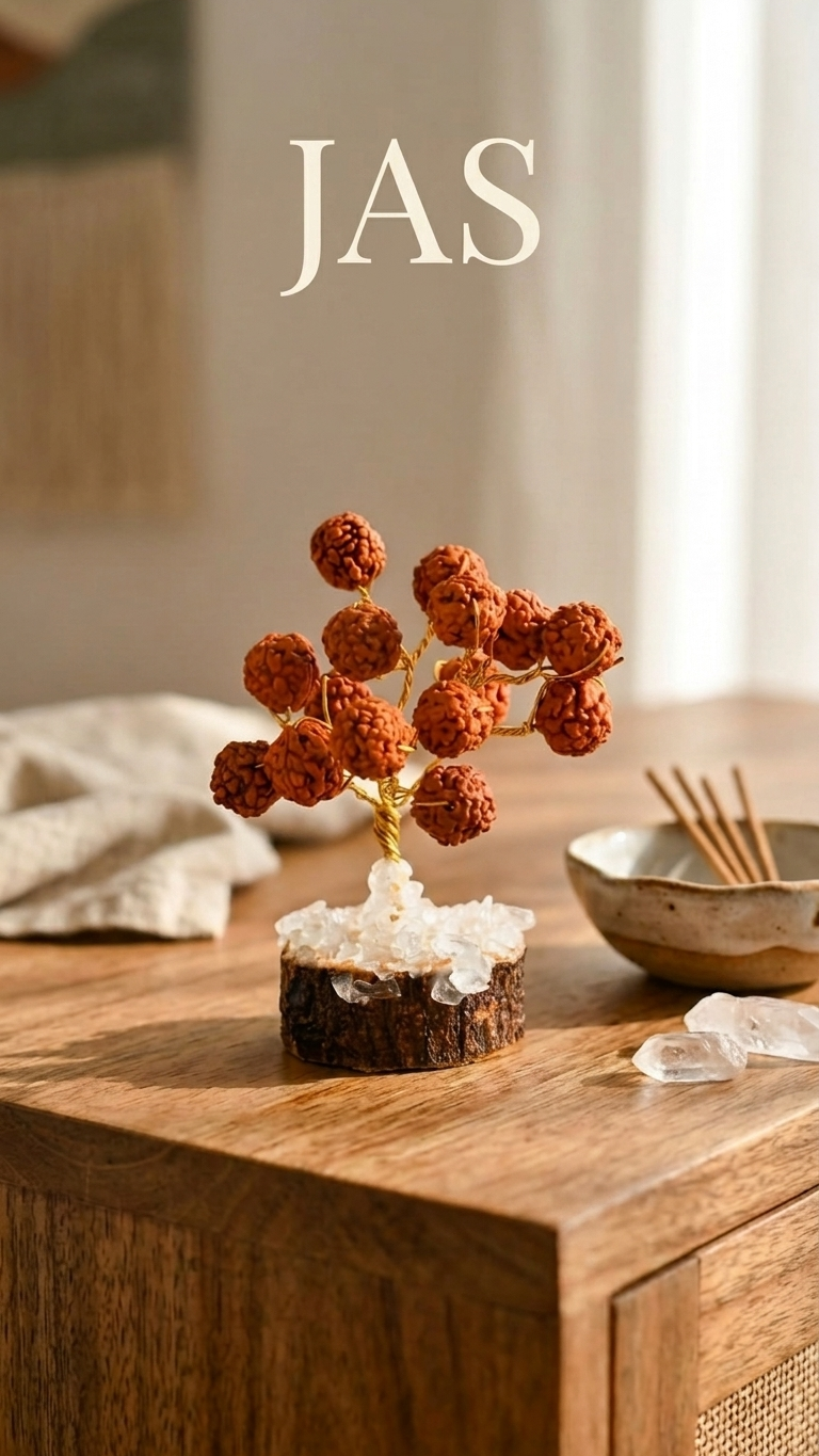 MINI RUDRAKSHA CRYSTAL TREE