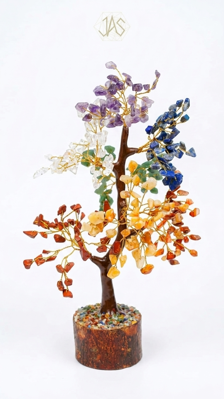 Natural 7 Chakras stone Tree