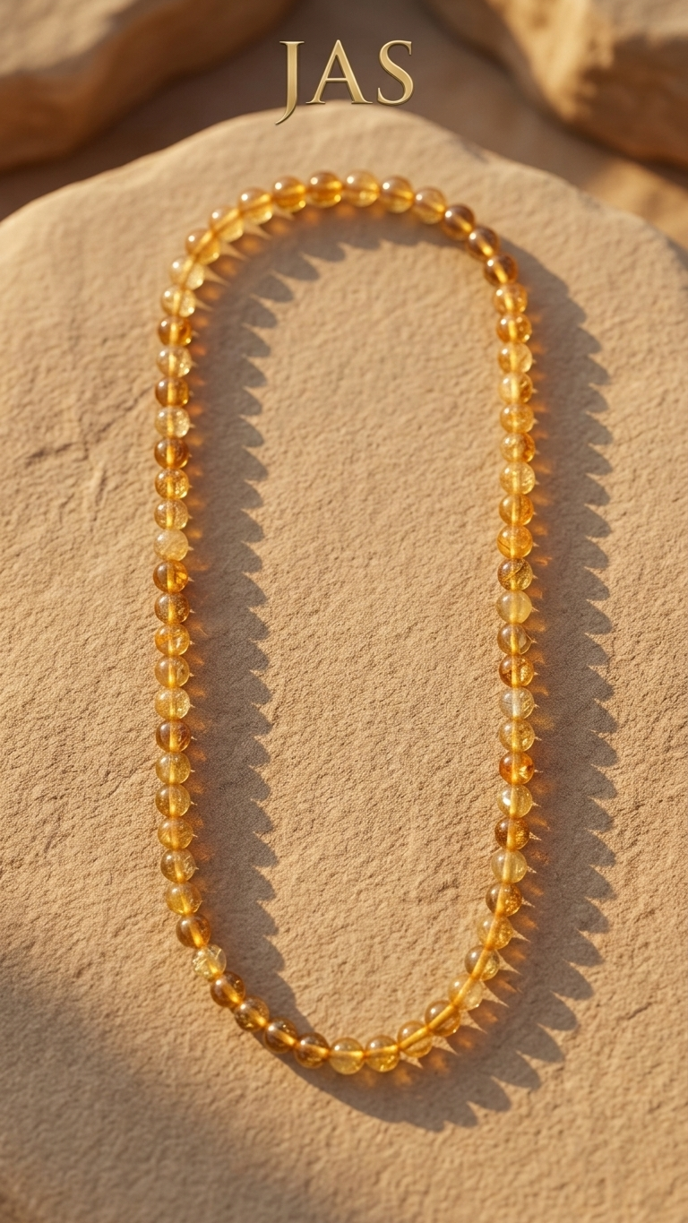 Natural Citrine Necklace