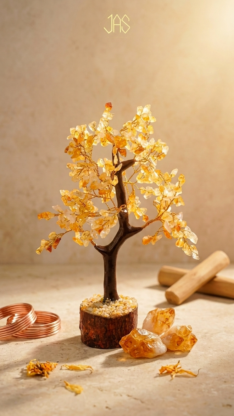 NATURAL CITRINE STONE TREE